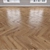 Oak Parquet: Herringbone, Linear & Chevron 3D model small image 2