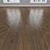 Earthy Oak Parquet: Herringbone, Linear, Chevron 3D model small image 1