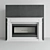 Panoramic Fireplace MB 120: Precision with Guillotine 3D model small image 1