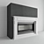 Panoramic Fireplace MB 120: Precision with Guillotine 3D model small image 2