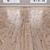 Oak Parquet Flooring: Herringbone, Linear, Chevron 3D model small image 1