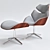 Modern Designer TV Chair 3D model small image 1