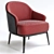 Elegant Comfort: Minotti's Leslie Armchairs! 3D model small image 1