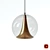 Gilded Elegance Pendant: Maisons Du Monde 3D model small image 1