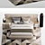 Cozy Softwing Flou Bed 3D model small image 2