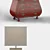 Vintage Bombe Chest: Elegant Storage Solution 3D model small image 2