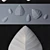 Karman Eden: Innovative Leaf-inspired Wall & Ceiling Light 3D model small image 3