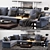 Minotti Collar Sofa: Modern Elegance for your Living Space 3D model small image 1