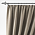 2-in-1 Curtain Combo: Stylish & Versatile 3D model small image 2