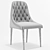 Luxury Capitonne High Back Chair 3D model small image 3