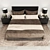 Modern Bedroom Set with Nightstands 3D model small image 2