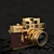 Vintage Leica M3 Gold Camera 3D model small image 1