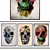 Art Ensemble: Set of 3 Paintings 3D model small image 2