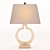 Modern Alabaster Table Lamp 3D model small image 1