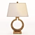 Modern Antique Brass Table Lamp 3D model small image 1