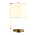 Sophisticated Brass Swing Table Lamp 3D model small image 1