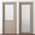 Elegant 3D Wooden Door 3D model small image 1