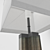 Elegant Marmo Cross Table Lamp 3D model small image 2