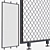 Modular Rabitz Mesh Panel 3D model small image 1