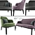 Poliform Jane Armchair Sofa Set 3D model small image 1