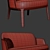 Poliform Jane Armchair Sofa Set 3D model small image 3