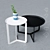 Modern Metal Side Table 3D model small image 1