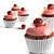 Delicious Homemade Cupcakes 3D model small image 1