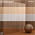 Seamless Wood Veneer Set - 5 Tones 3D model small image 1