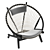 PP130 Circle Chair - Modern Elegance 3D model small image 1