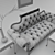 Vintage Elegance: Old Hickory Duncan Sofa 3D model small image 3