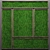 Natural Green Wall: Stabilized Moss 3D model small image 1