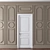 Elegant Wall Moulding: Transform Any Space 3D model small image 1