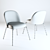 Ivonne Velvet Dining Chair 3D model small image 2