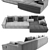 Modern Linteloo Madison 2 Sofa 3D model small image 2