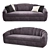 Elegant Manila Sofa: Unmatched Comfort 3D model small image 1