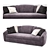 Elegant Manila Sofa: Unmatched Comfort 3D model small image 3