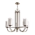 Sleek Modern Chandelier 3D model small image 1