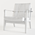 Stylish and Comfortable 781S Lounge Chair 3D model small image 3