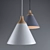 Elegant Lilla Pendant Lamps 3D model small image 2