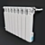 Wall-Mounted Electric Convector 3D model small image 1