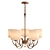 Elegant Brass Chandelier: Ovanda 3D model small image 2