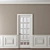 Elegant Wall Moulding: Enhance Your Space 3D model small image 1