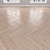 Oak Parquet: Herringbone, Linear, Chevron 3D model small image 2