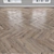 Title: Rustic Oak Parquet, 3 Stunning Styles 3D model small image 2