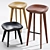 Sleek Tractor Stool 3D model small image 1