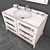 Tessoro Corso Washbasin - Stylish and Spacious 3D model small image 3