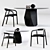 Sleek Fall Furnishing: Deod Table & Autumn Chair 3D model small image 1