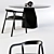 Sleek Fall Furnishing: Deod Table & Autumn Chair 3D model small image 2