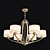 Elegant Crystal Chandelier 3D model small image 2