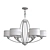 Elegant Crystal Chandelier 3D model small image 3